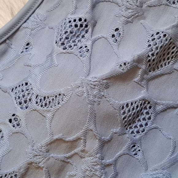 aerie Light Blue Active Sports Bra - Picture 2 of 8